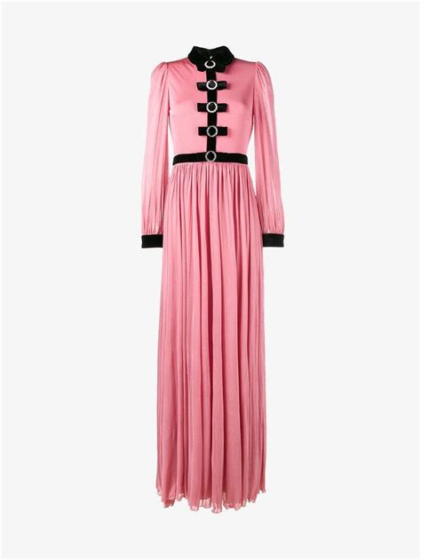 gucci pink dress bow